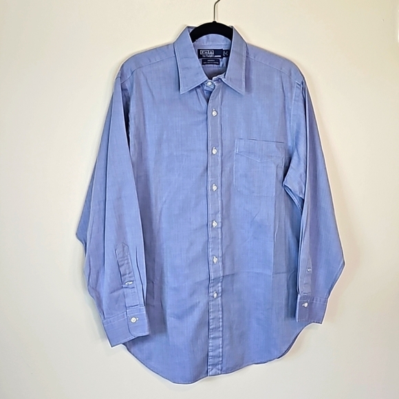 Polo Ralph Lauren Other - Polo Ralph Lauren Andrew Blue Button Down Shirt 16 32/33